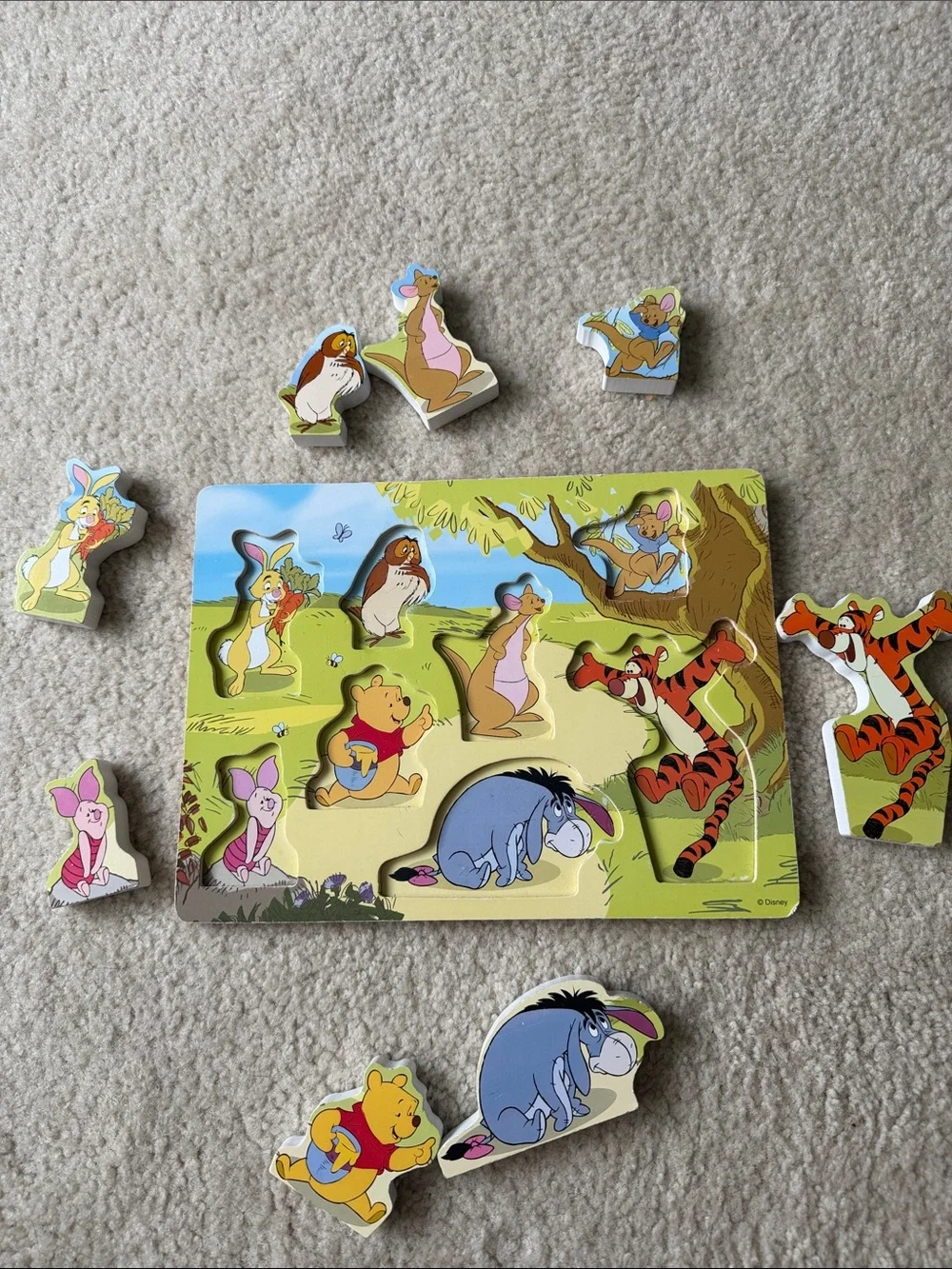 Melissa and Doug Disney Winnie the Pooh Wooden Character Puzzle